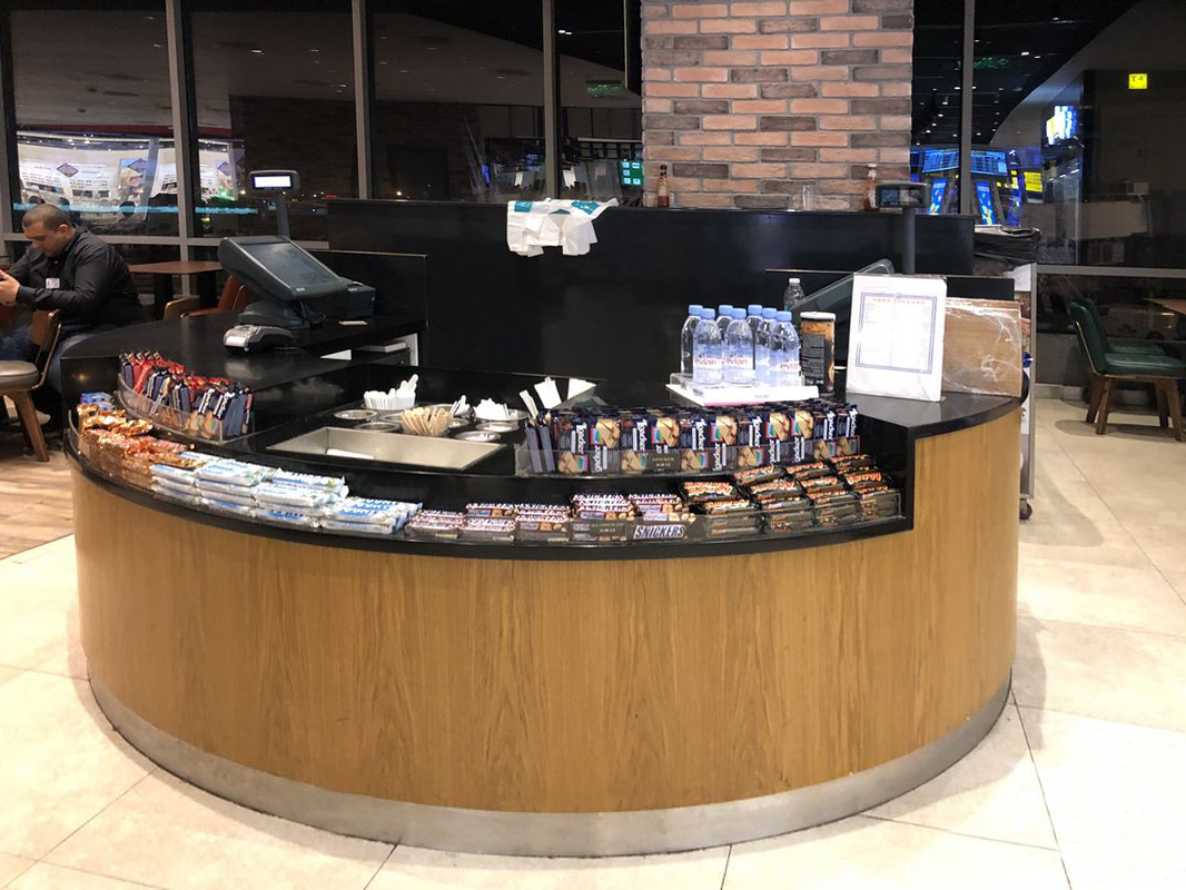 Cashiers counter, Cairo Airport